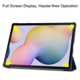 Samsung Galaxy Tab S7+ Plus Folio Case - Dark Blue | iCoverLover