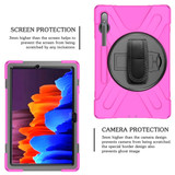 Samsung Galaxy Tab S7+ Plus Armor Case - Rose Red | iCoverLover