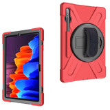 Rugged Armor Case for Samsung Galaxy Tab S7+ Plus - Red | iCoverLover