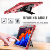 Rugged Armor Case for Samsung Galaxy Tab S7+ Plus - Red | iCoverLover