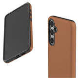 Samsung Galaxy S25+ Plus Armor Case - Brown | iCoverLover