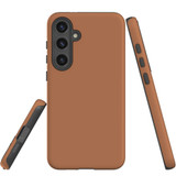 Armor Case for Samsung Galaxy S25 - Brown | iCoverLover