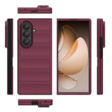 Samsung Galaxy Z Fold7 Slim Back Case in Wine Red | iCoverLover