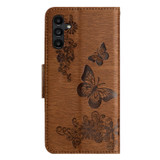 Samsung Galaxy A35 5G Wallet Case - Brown | iCoverLover