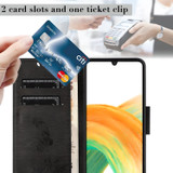 Samsung Galaxy A55 5G Wallet Case - Black | iCoverLover