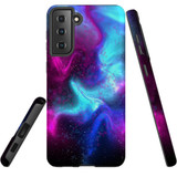 Samsung Galaxy S21 FE Slim Protective Case - Multicolour | iCoverLover