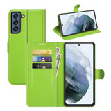 Samsung Galaxy S21 FE Wallet Case - Green | iCoverLover