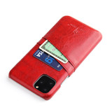 Faddist Wallet Case for iPhone 11 Pro - Red | iCoverLover