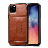 Dibase Wallet Case for iPhone 11 Pro Max - Brown | iCoverLover