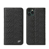 Fierre Shann Wallet Case for iPhone 11 - Black | iCoverLover
