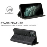 Fierre Shann Wallet Case for iPhone 11 - Black | iCoverLover