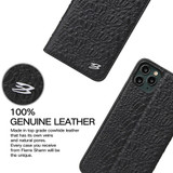 Fierre Shann Wallet Case for iPhone 11 - Black | iCoverLover