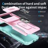 Armor Case for Google Pixel 9 Pro XL - Pink + Grey Green | iCoverLover