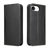 Fierre Shann Wallet Case for iPhone 16e - Black | iCoverLover