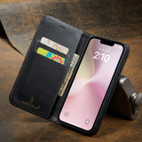 Fierre Shann Wallet Case for iPhone 16e - Black | iCoverLover