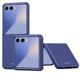 For Samsung Galaxy Z Flip8 Case - Matte Electroplated Cover | Blue