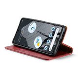 Google Pixel 9 Leather Flip Wallet Folio Case - Red | Premium Protection & Style