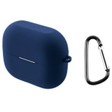For Samsung Galaxy Buds 3 Case, Protective Silicone Cover, Carabiner Hook, Dark Blue | iCoverLover.com.au
