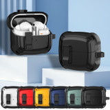 For Samsung Galaxy Buds 3 Pro Case, Switch & Hook Protective Armour Cover, Black Red | iCoverLover.com.au