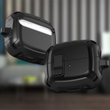 For Samsung Galaxy Buds 3 Pro Case, Switch & Hook Protective Armour Cover, Black Blue | iCoverLover.com.au
