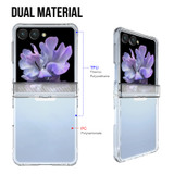 iCoverLover Samsung Galaxy Z Flip8 Case Clear Cover | Slim Shockproof Case