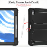 For iPad Air 11-inch (M4) Case, Protective Armour Cover with Stand, Black | iCoverLover.com.au