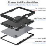 For iPad Pro 11-inch (M5) Case, Protective Armour Cover with Stand, Black | iCoverLover.com.au