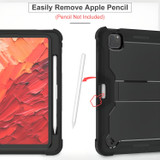 For iPad Pro 11-inch (M5) Case, Protective Armour Cover with Stand, Black | iCoverLover.com.au