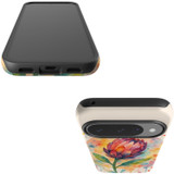 For Google Pixel 11 Case, Tough Protective Cover, Watercolour Flower | iCoverLover Australia
