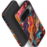 For Google Pixel 11 Case, Tough Protective Cover, Waves Of The Sun | iCoverLover Australia