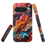 For Google Pixel 11 Pro Case, Tough Protective Cover, Waves Of The Sun | iCoverLover Australia