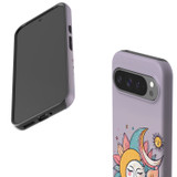 For Google Pixel 11 Pro XL Case, Tough Protective Cover, Sleeping Moon | iCoverLover Australia