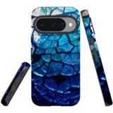 For Google Pixel 11 Case, Tough Protective Cover, Blue Mirror | iCoverLover Australia