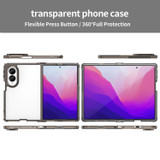 For Samsung Galaxy Z Fold8 Clear Airbag Case - Clear Black