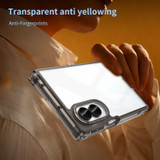 For Samsung Galaxy Z Fold8 Clear Airbag Case - Clear Black