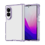 For Samsung Galaxy Z Fold8 Clear Airbag Case - Clear Purple