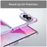 For Samsung Galaxy Z Fold8 Clear Airbag Case - Clear Purple