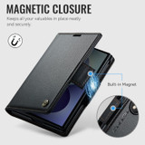For Samsung Galaxy Z Fold8 Case - RFID Wallet -Black