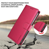 For iPhone 18 Pro Max Case | Pearlescent RFID Blocking Wallet Cover, Red