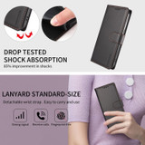 For iPhone 18 Pro Max Case | Pearlescent RFID Blocking Wallet Cover, Black