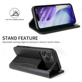 iPhone 18 Pro Genuine Leather Wallet Case Black | Fierre Shann