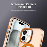 For iPhone 18 Case | Candy MagSafe Compatible Clear Cover, Orange
