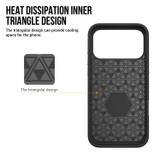 iPhone 18 Pro Max Compatible with Magsafe Shockproof Case Black | iCoverLover