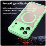 For iPhone 18 Pro Max Case | MagSafe Compatible Rugged Shockproof Cover, Green