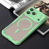 For iPhone 18 Pro Max Case | MagSafe Compatible Rugged Shockproof Cover, Green