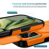 For iPhone 18 Pro Max Case | MagSafe Compatible Sliding Camera Shield Kickstand Cover, Orange