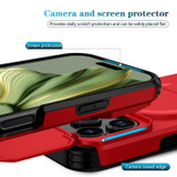 For iPhone 18 Pro Max Case | MagSafe Compatible Sliding Camera Shield Kickstand Cover, Red