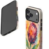 For Apple iPhone 18 Pro Max Case, MagSafe Compatible Protective Cover, Watercolour Flower | iCoverLover Australia