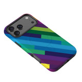 For Apple iPhone 18 Pro Case, MagSafe Compatible Protective Cover, Lined Rainbow | iCoverLover Australia