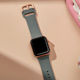 Olive Silicone Strap for Apple Watch Series 12 46-mm | iCoverLover